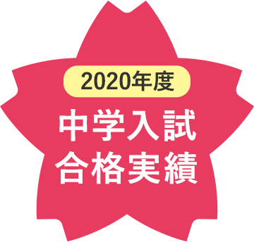 2020年度 中学入試合格実績